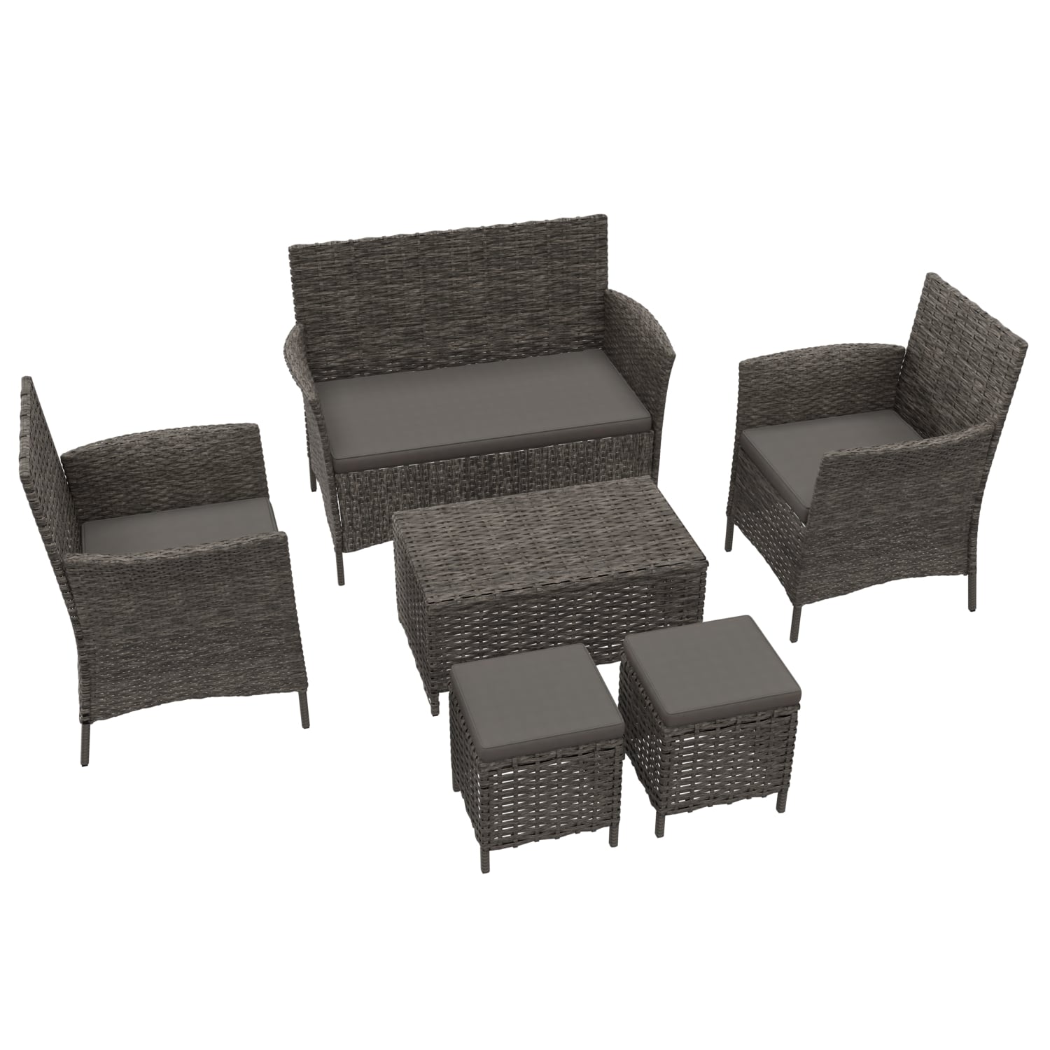 GARMIO® Rattan Sitzgruppe ASTI 1 GARMIO® Rattan Sitzgruppe ASTI