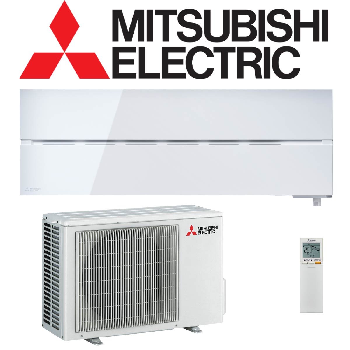 Mitsubishi Electric Diamond 3,5 kW Singlesplit Set | Natural White... 1 Mitsubishi Electric Diamond 3,5 kW Singlesplit Set | Natural White...