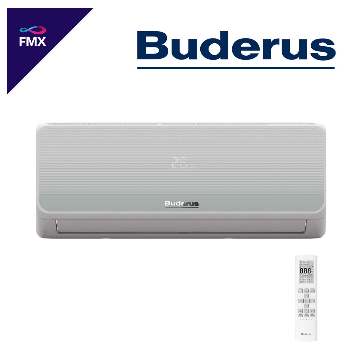 Buderus Logacool Wandgerät 2,6 kW | AC166i.3"" 1 Buderus Logacool Wandgerät 2,6 kW | AC166i.3""