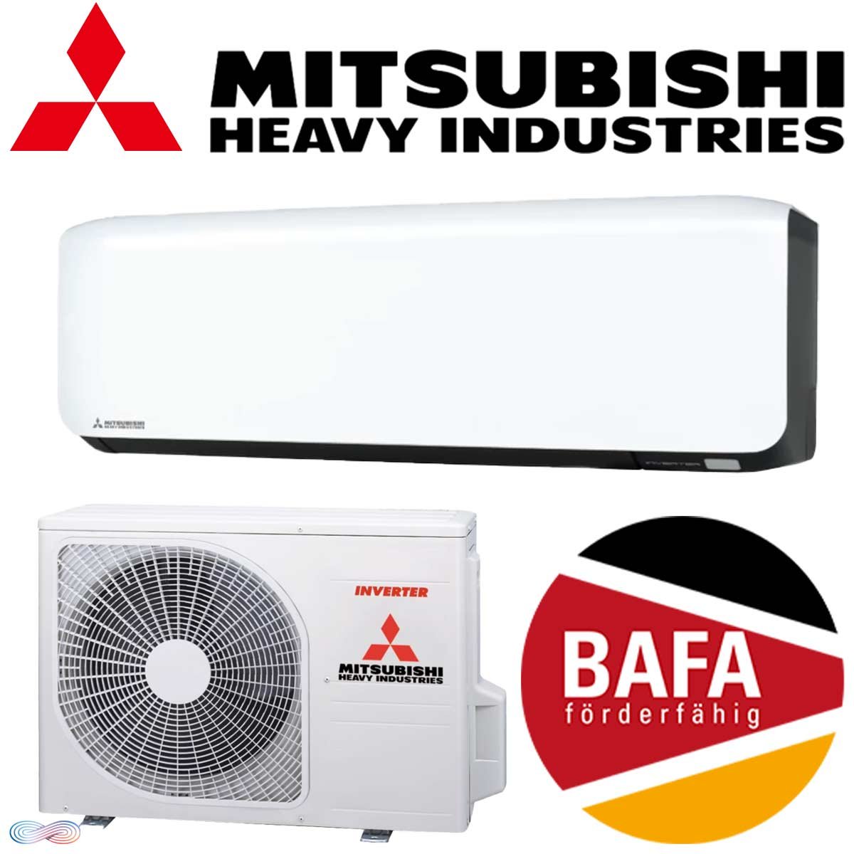 Mitsubishi Heavy Klimaanlage SRK20ZS-WFB 2,0 kW | BAFA förderfähig"" 1 Mitsubishi Heavy Klimaanlage SRK20ZS-WFB 2,0 kW | BAFA förderfähig""