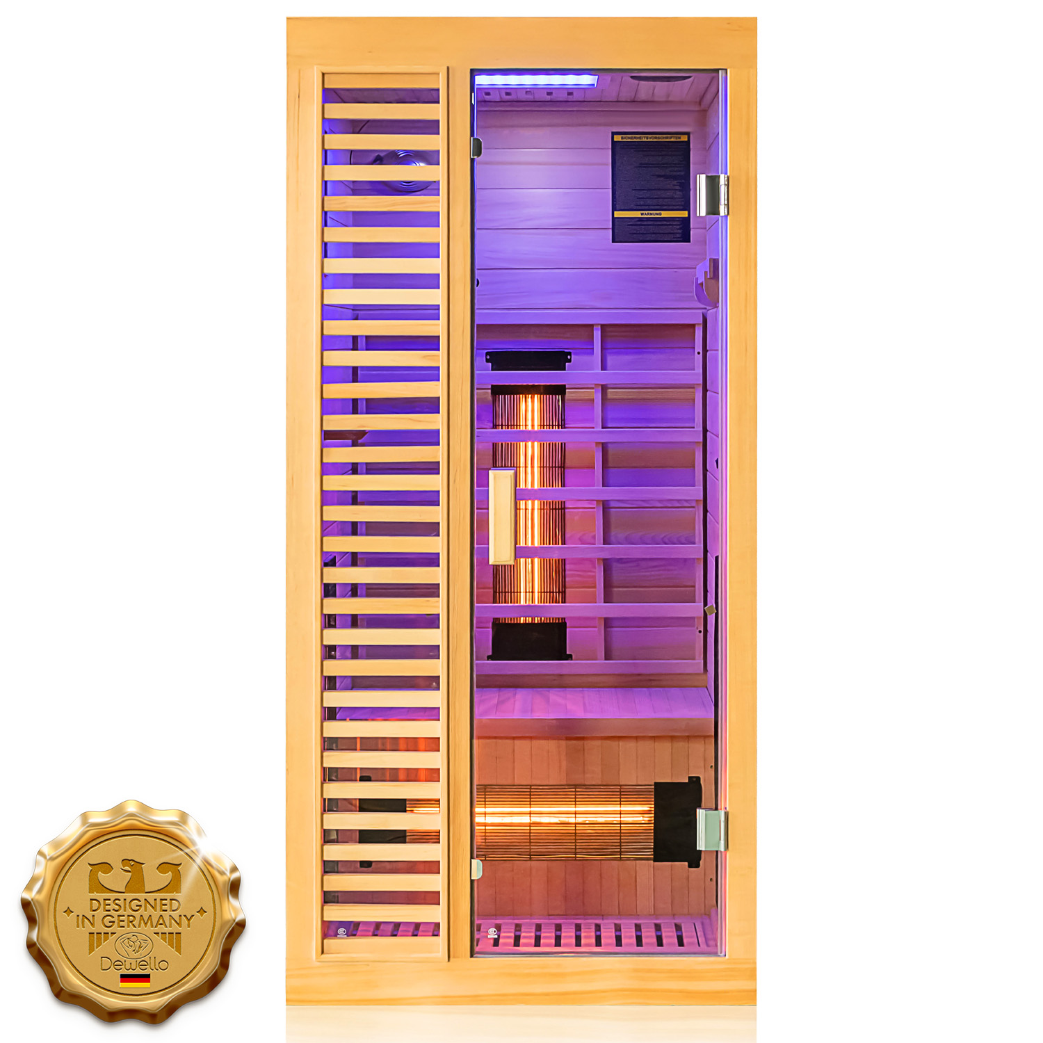 345 Infrarotkabine HAMLIN 90x90 Keramik