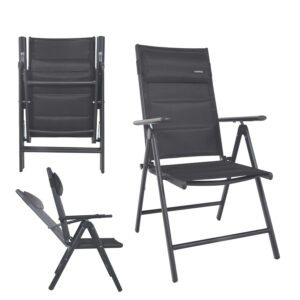 GARMIO® Gartenstuhl Balkonstuhl FLORENZ schwarz