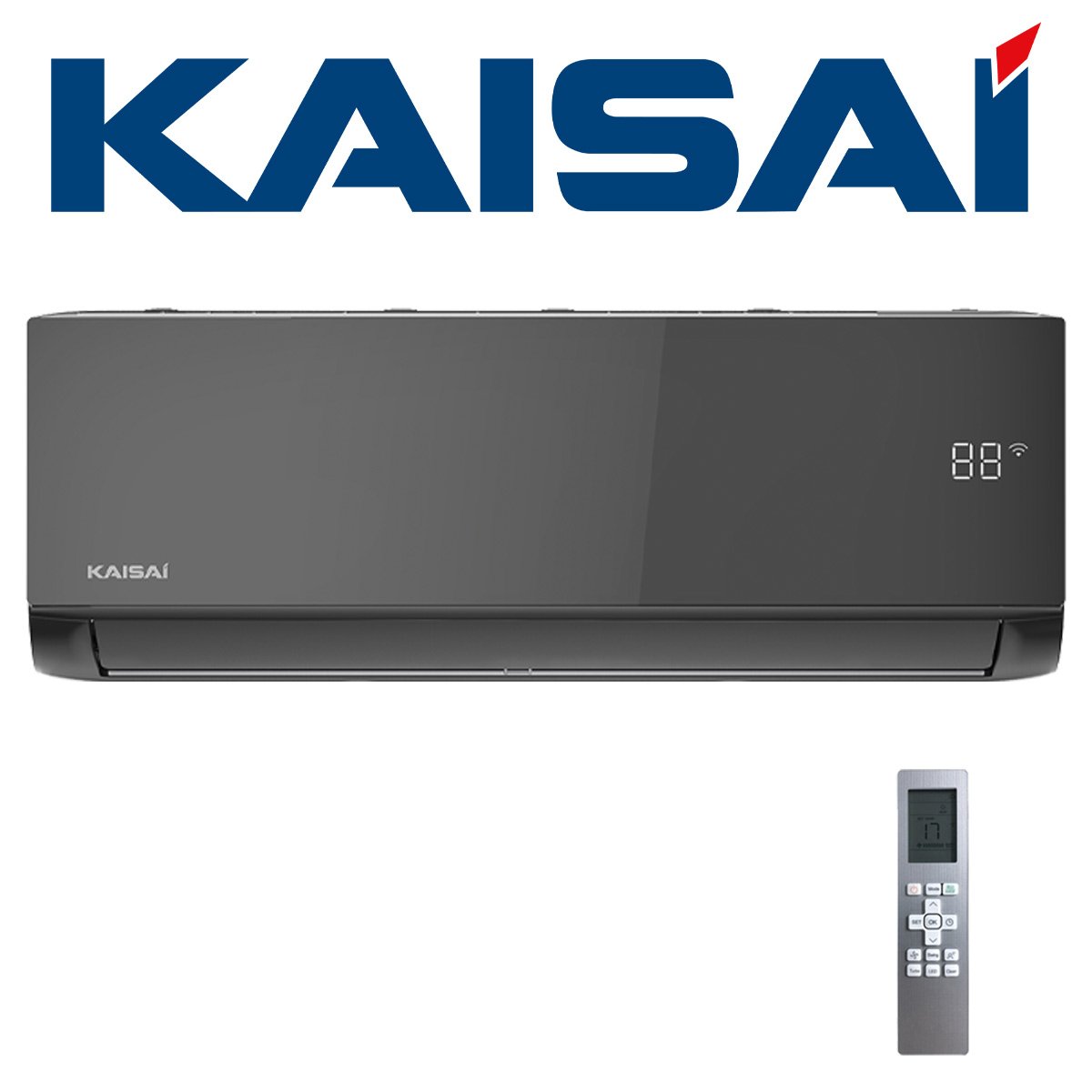 Kaisai ICE Wandgerät 5,3 kW | KLB-18HRHI | Black"" 1 Kaisai ICE Wandgerät 5,3 kW | KLB-18HRHI | Black""