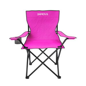 24MOVE® Campingstuhl Klappstuhl pink