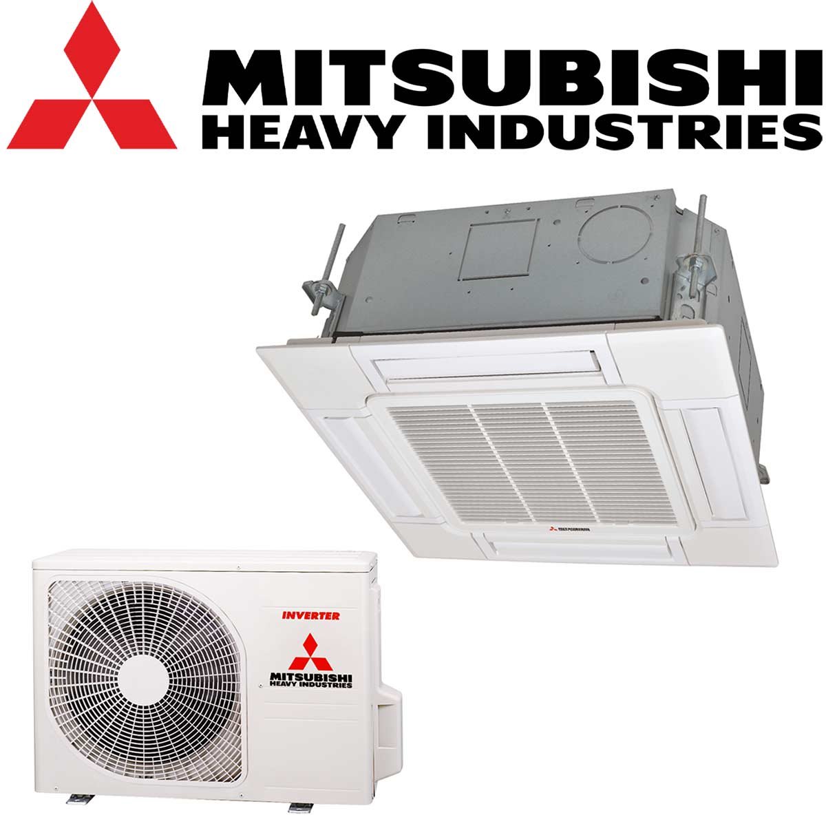 Mitsubishi Heavy Deckenkassette Set 3,5 kW inkl. Standartpaneel |... 1 Mitsubishi Heavy Deckenkassette Set 3,5 kW inkl. Standartpaneel |...