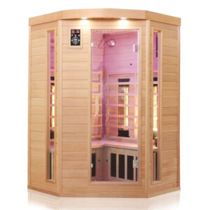 Infrarotkabine LAKEFIELD 3 140x140 Dual-Therm