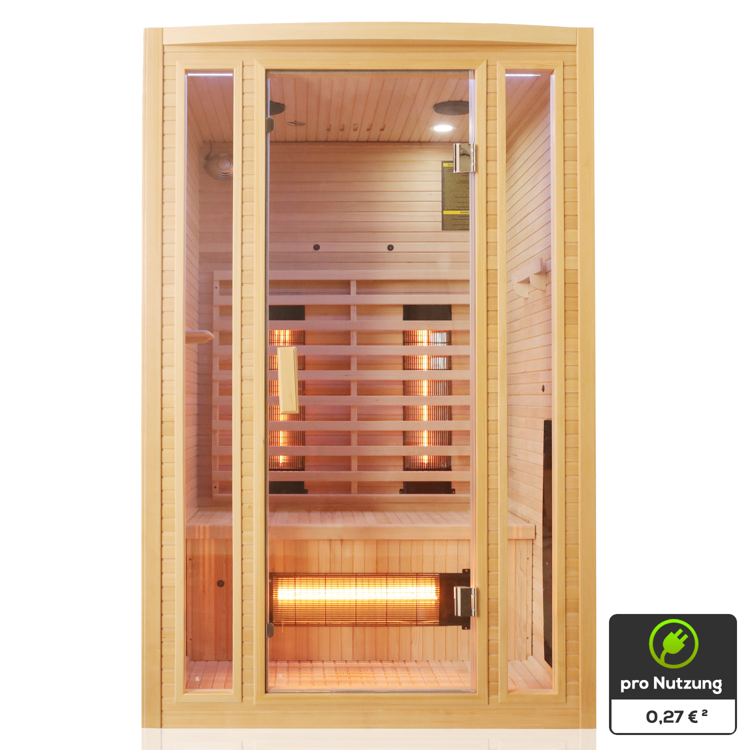TroniTechnik Infrarotkabine MANILA 120x100 1 TroniTechnik Infrarotkabine MANILA 120x100