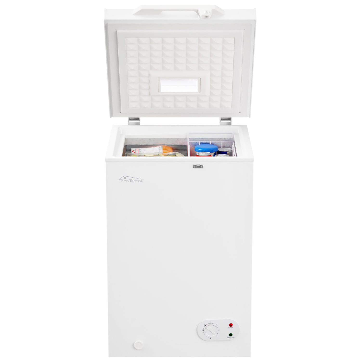 Gefriertruhe Kühltruhe Borgar 110L PRO 1 Gefriertruhe Kühltruhe Borgar 110L PRO