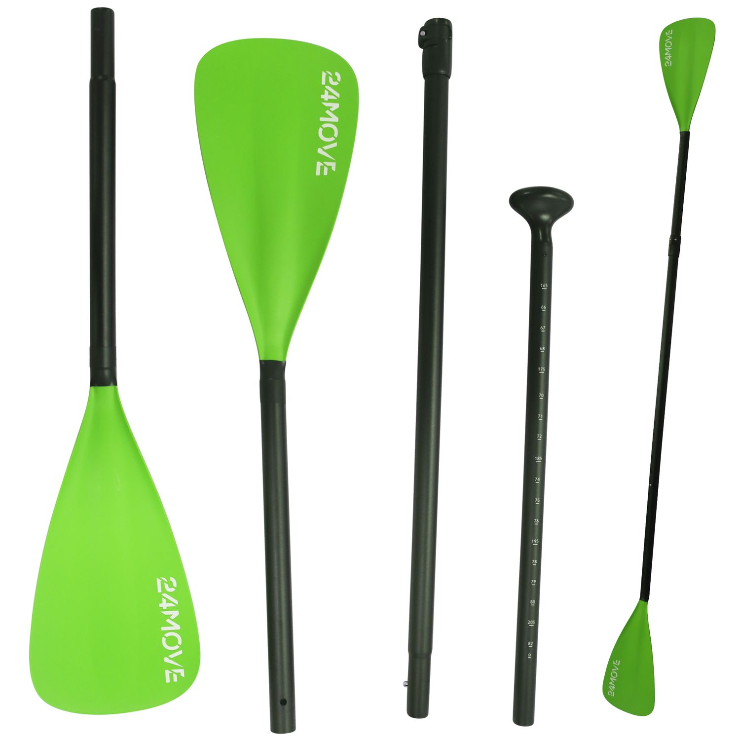 24MOVE® SUP Doppelpaddel für Paddleboards und Kajaks, grün 1 24MOVE® SUP Doppelpaddel für Paddleboards und Kajaks, grün