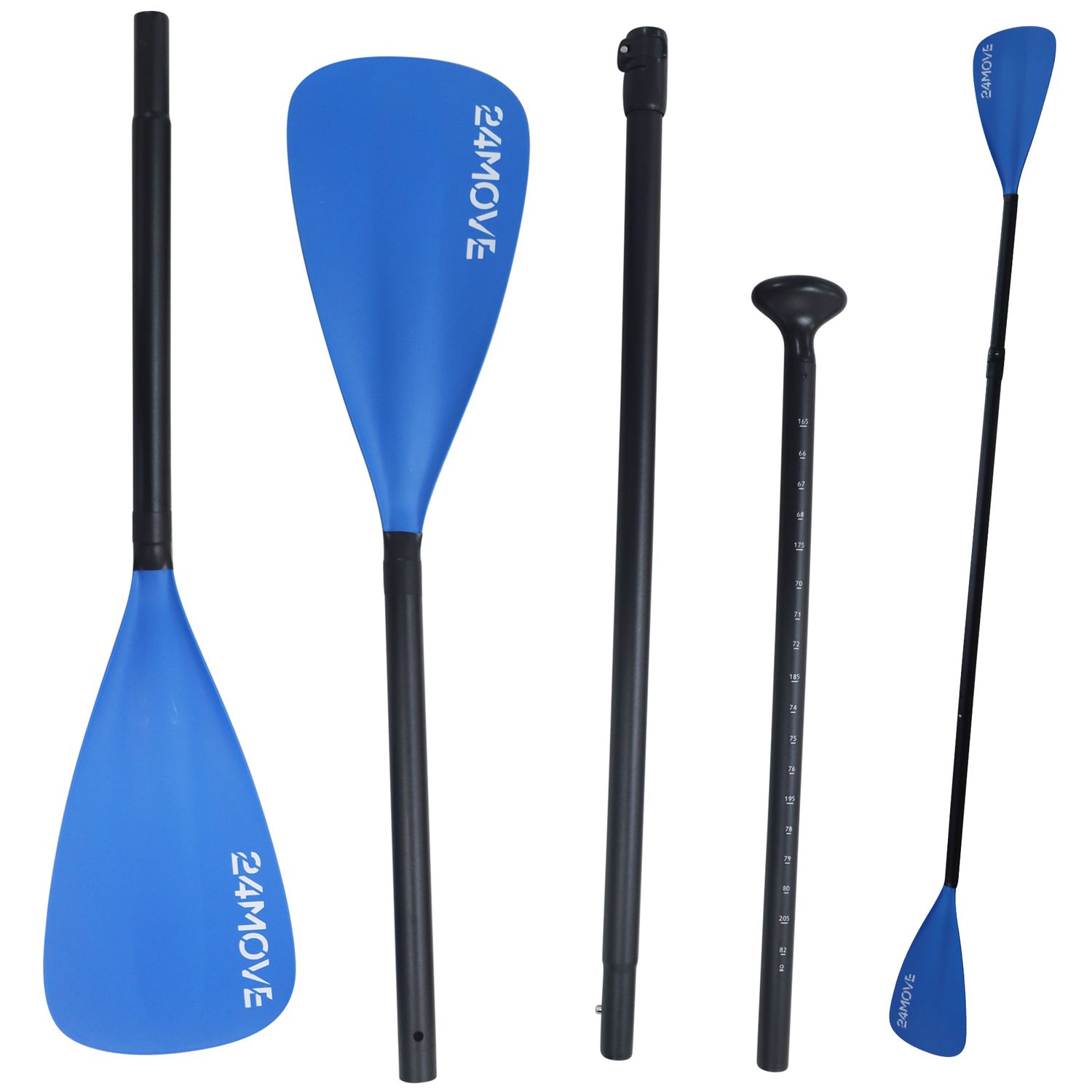24MOVE® SUP Doppelpaddel für Paddleboards und Kajaks, blau 1 24MOVE® SUP Doppelpaddel für Paddleboards und Kajaks, blau