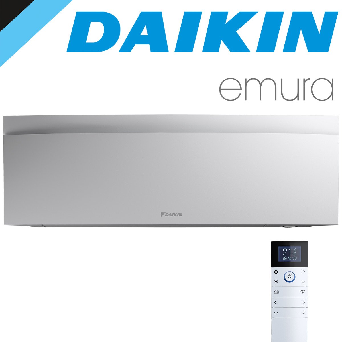 DAIKIN Emura 3 Wandgerät FTXJ20AW 2,0 kW | Mattweiß"" 1 DAIKIN Emura 3 Wandgerät FTXJ20AW 2,0 kW | Mattweiß""