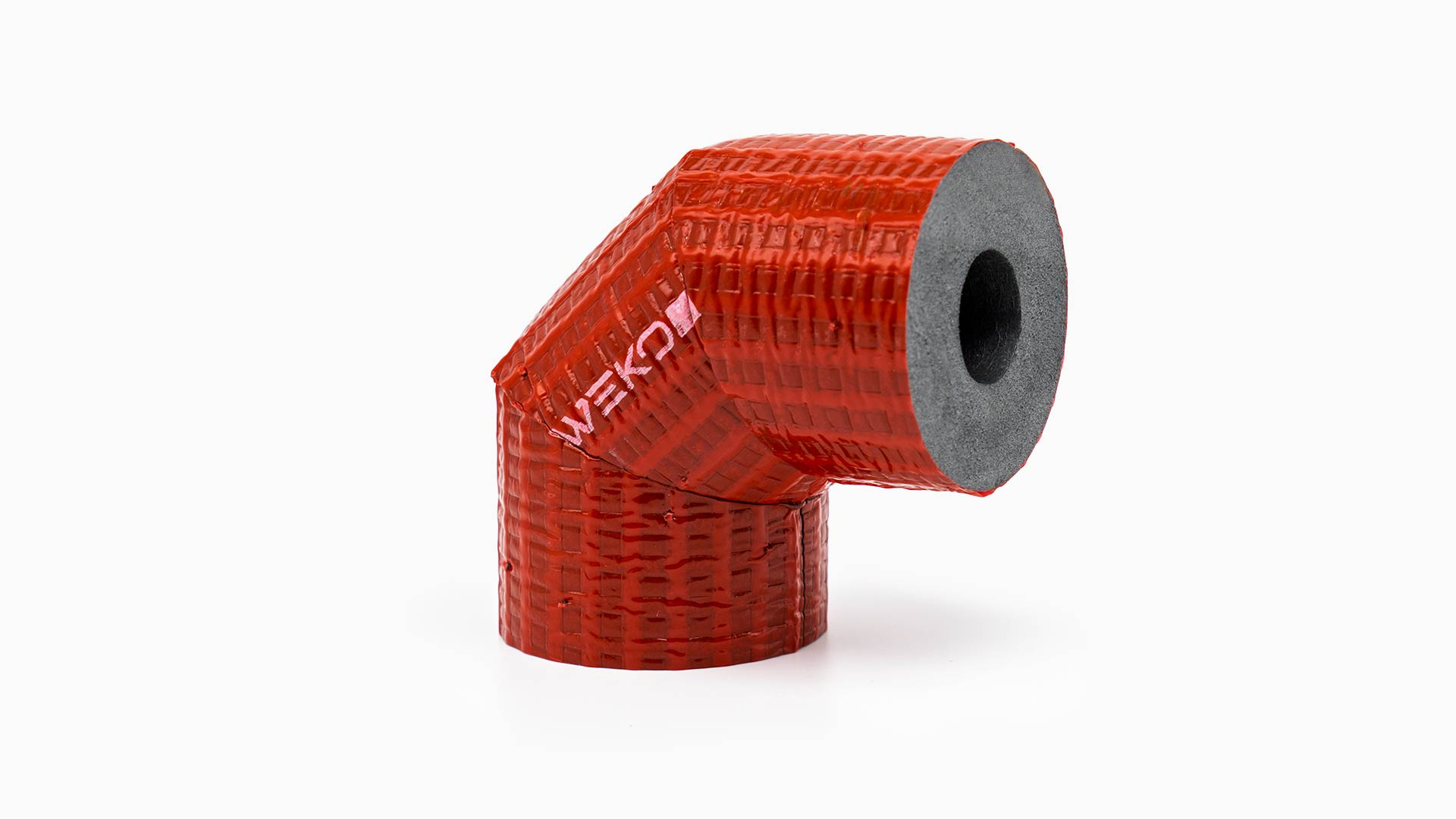 Rohrisolierung PE Bogen 90° robuste rote Außenhaut | 15mm x 25mm Dämmstärke | WEKOFLEX® für Heizung & Sanitär | 100% GEG 1 Rohrisolierung PE Bogen 90° robuste rote Außenhaut | 15mm x 25mm Dämmstärke | WEKOFLEX® für Heizung & Sanitär | 100% GEG