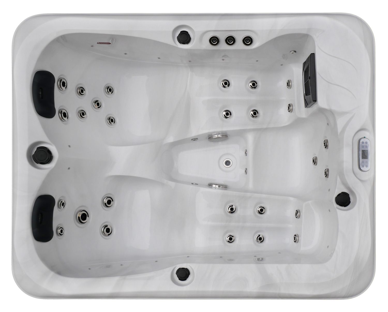633 Outdoor Whirlpool ENNA weiss 200cm x 160cm