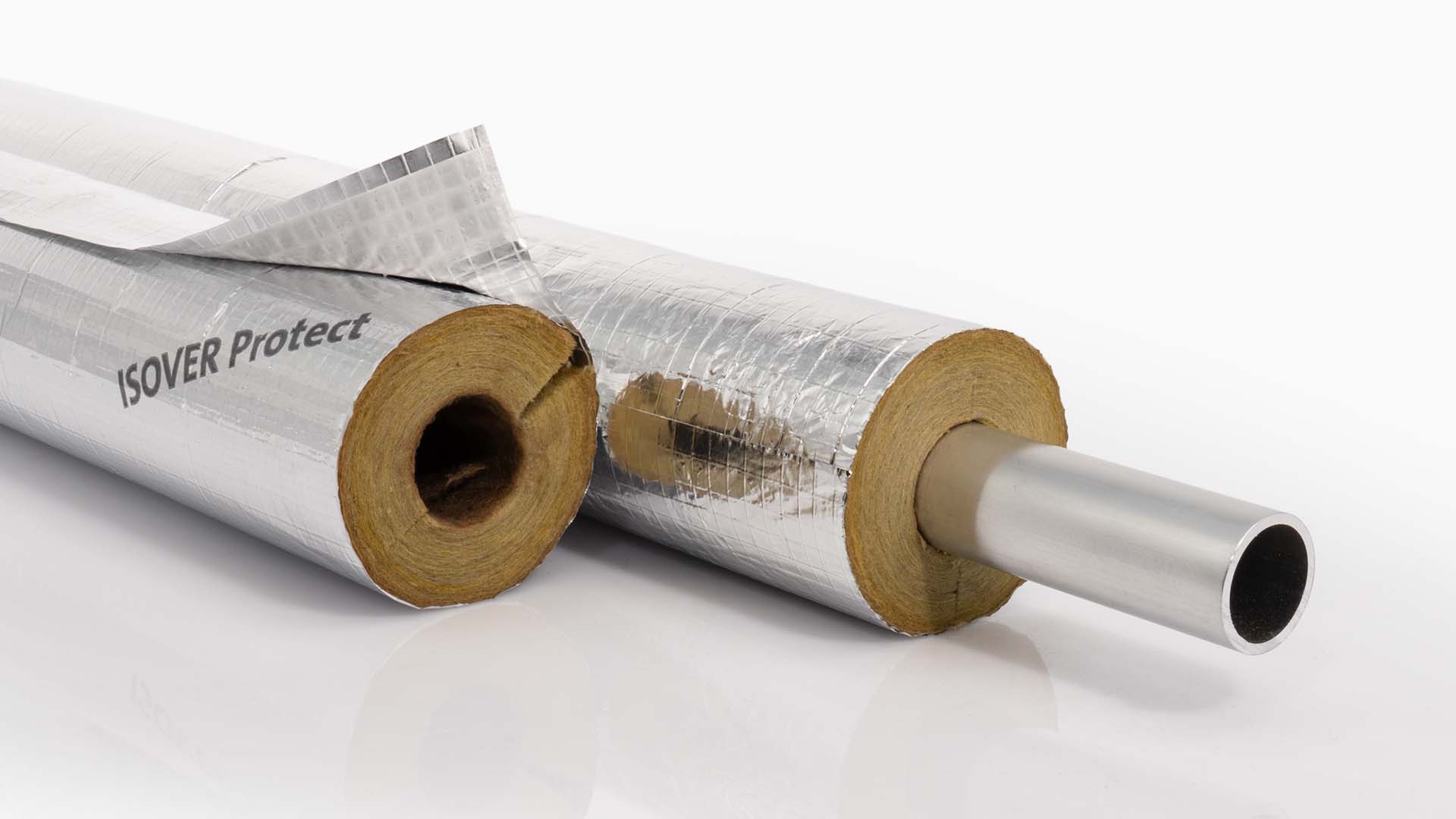 Rohrisolierung Mineralwolleschale Isover 50mm Daemmstaerke