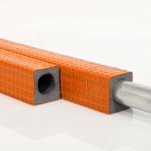 Rohrisolierung PE rechteckig Isolierschlauch | 18mm x 9mm Dämmstärke | Climaflex naturefoam Exzentro
