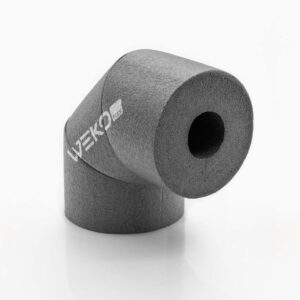Rohrisolierung PE Bogen 90° | 114mm x 30mm Dämmstärke | WEKOFLEX® für Heizung & Sanitär