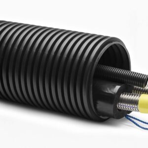 Verrohrungssystem für Luft-/Wasser-Wärmepumpe | Erdreichverlegung | DN32 | 7,5m | Aeroline inox terra