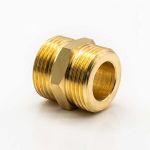 Doppelnippel für Edelstahl Wellrohr | DN40 | Aeroline inox