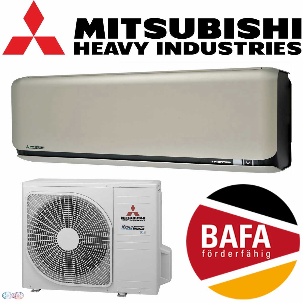 Mitsubishi Heavy Klimaanlage SRK25ZSX-WFT 2,5 kW | BAFA förderfähig"" 1 Mitsubishi Heavy Klimaanlage SRK25ZSX-WFT 2,5 kW | BAFA förderfähig""