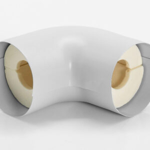 PU Rohrisolierung Bogen 90° | 60mm x 51mm Dämmstärke | Isotube Universal