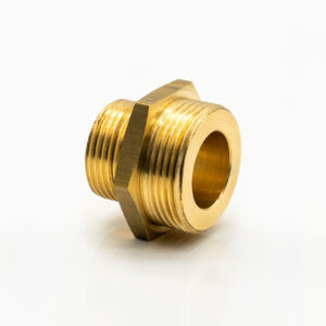 Reduziernippel für Edelstahl Wellrohr | 2" x 1 ½" AG | Aeroline inox