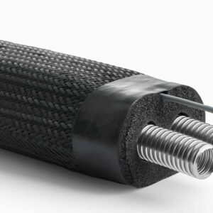 Verrohrungssystem für Luft-/Wasser-Wärmepumpen | KG-Rohr Verlegung | DN25 | 10m | Aeroline inox pro gs | 100% GEG