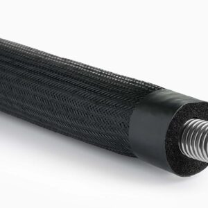 Vorisolierte Einzelleitung für Luft-/Wasser-Wärmepumpen mit robuster Oberfläche | DN25 | 5m | Aeroflex inox rapid pro gs | 100% GEG