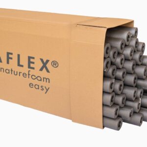 Rohrisolierung PE 2m selbstklebend Isolierschlauch | 54mm x 9mm Dämmstärke | NMC Climaflex naturefoam Easy | VPE Karton