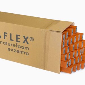 Rohrisolierung PE 2m rechteckig Isolierschlauch | 15mm x 25mm Dämmstärke | Climaflex naturefoam Exzentro | VPE Karton | 100% GEG