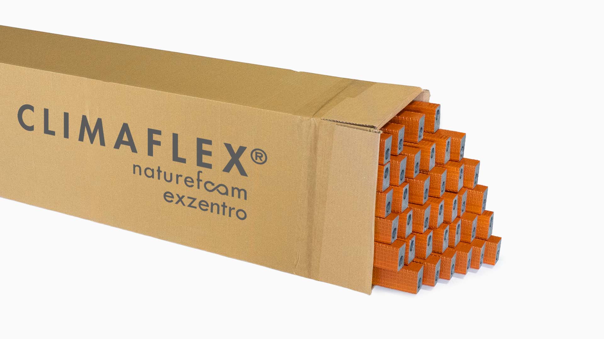 Rohrisolierung PE 2m rechteckig Isolierschlauch | 42mm x 51mm Dämmstärke | Climaflex naturefoam Exzentro | VPE Karton | 100% GEG 1 Rohrisolierung PE 2m rechteckig Isolierschlauch | 42mm x 51mm Dämmstärke | Climaflex naturefoam Exzentro | VPE Karton | 100% GEG