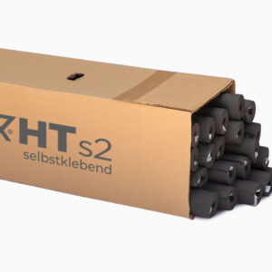 Rohrisolierung Kautschuk 2m selbstklebend Isolierschlauch | 48mm x 24mm Dämmstärke | Kaimann Kaiflex HT s2 | VPE Karton | 50% GEG
