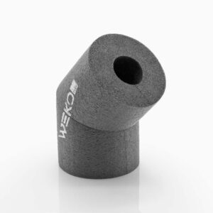 Rohrisolierung PE Bogen 45° | 18mm x 20mm Dämmstärke | WEKOFLEX® für Heizung & Sanitär | 50% GEG