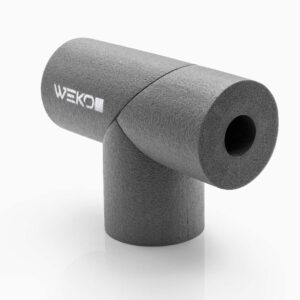 Rohrisolierung PE T-Stück | 35mm x 25mm Dämmstärke | WEKOFLEX® für Heizung & Sanitär | 50% GEG