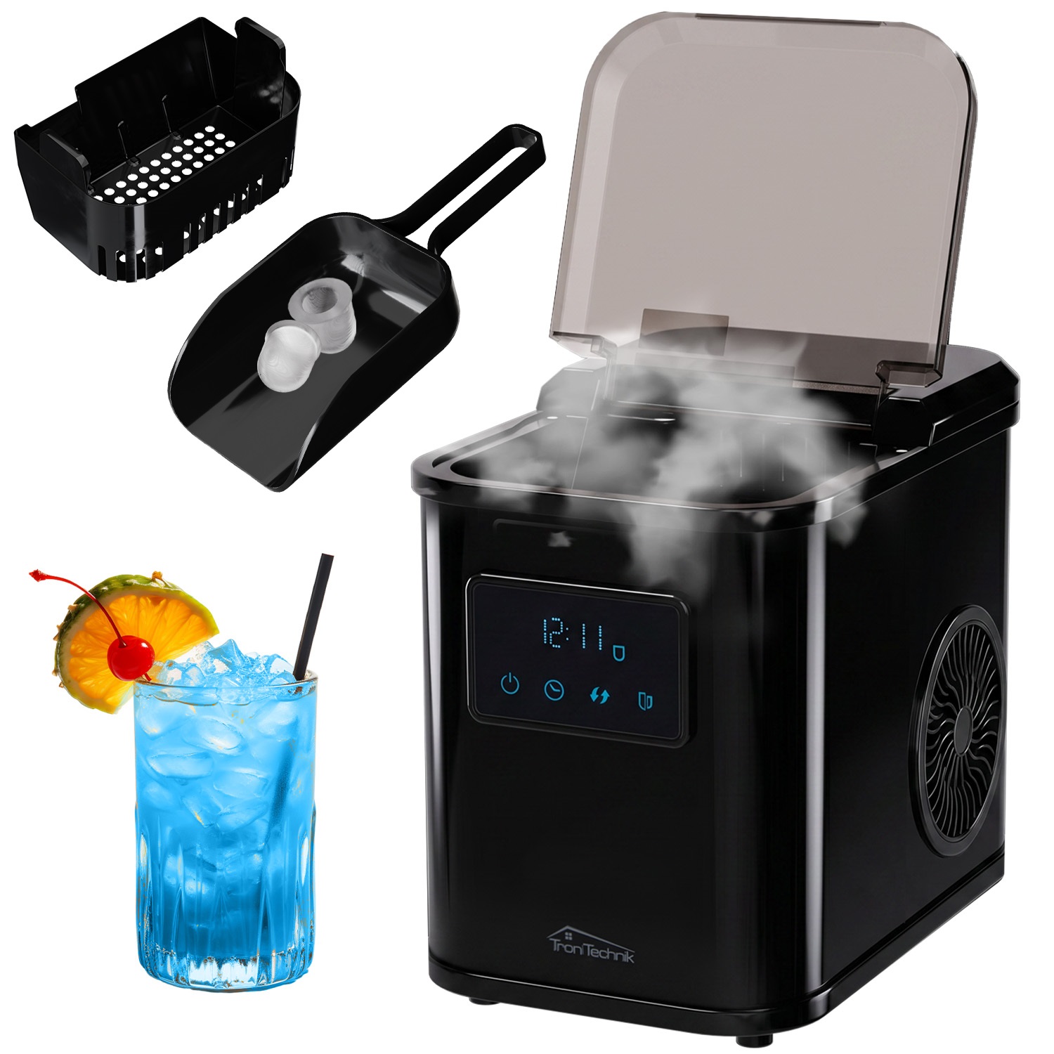 1053 TroniTechnik Eiswuerfelmaschine Ice Maker Eiswuerfelbereiter Eiswuerfel TT EM 03 8