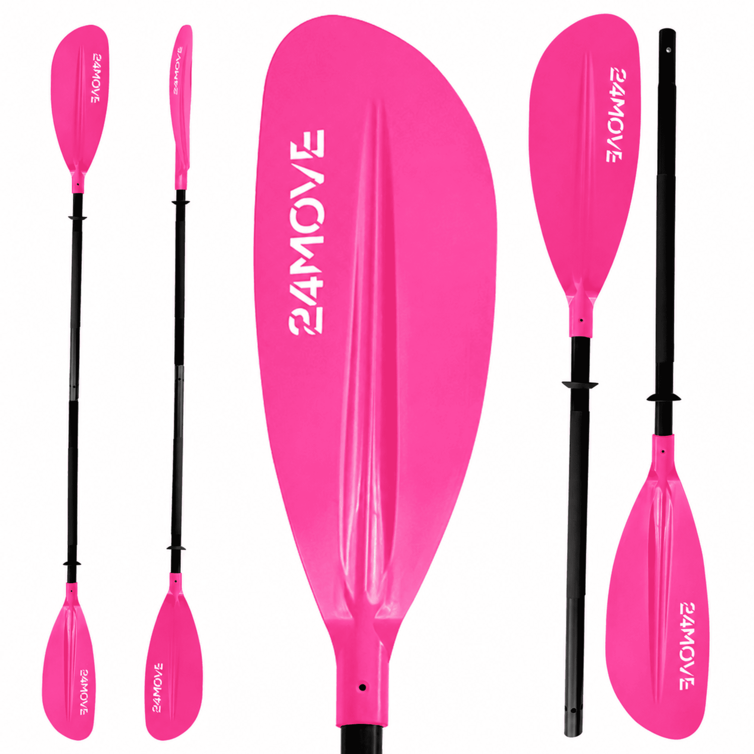 24MOVE® SUP Doppelpaddel LAGO für Paddleboards und Kajaks, Stechpaddel für Stand-Up Board pink 1 24MOVE® SUP Doppelpaddel LAGO für Paddleboards und Kajaks, Stechpaddel für Stand-Up Board pink
