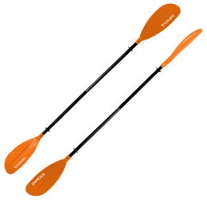 24MOVE® SUP Doppelpaddel LAGO für Paddleboards und Kajaks, Stechpaddel für Stand-Up Board koralle
