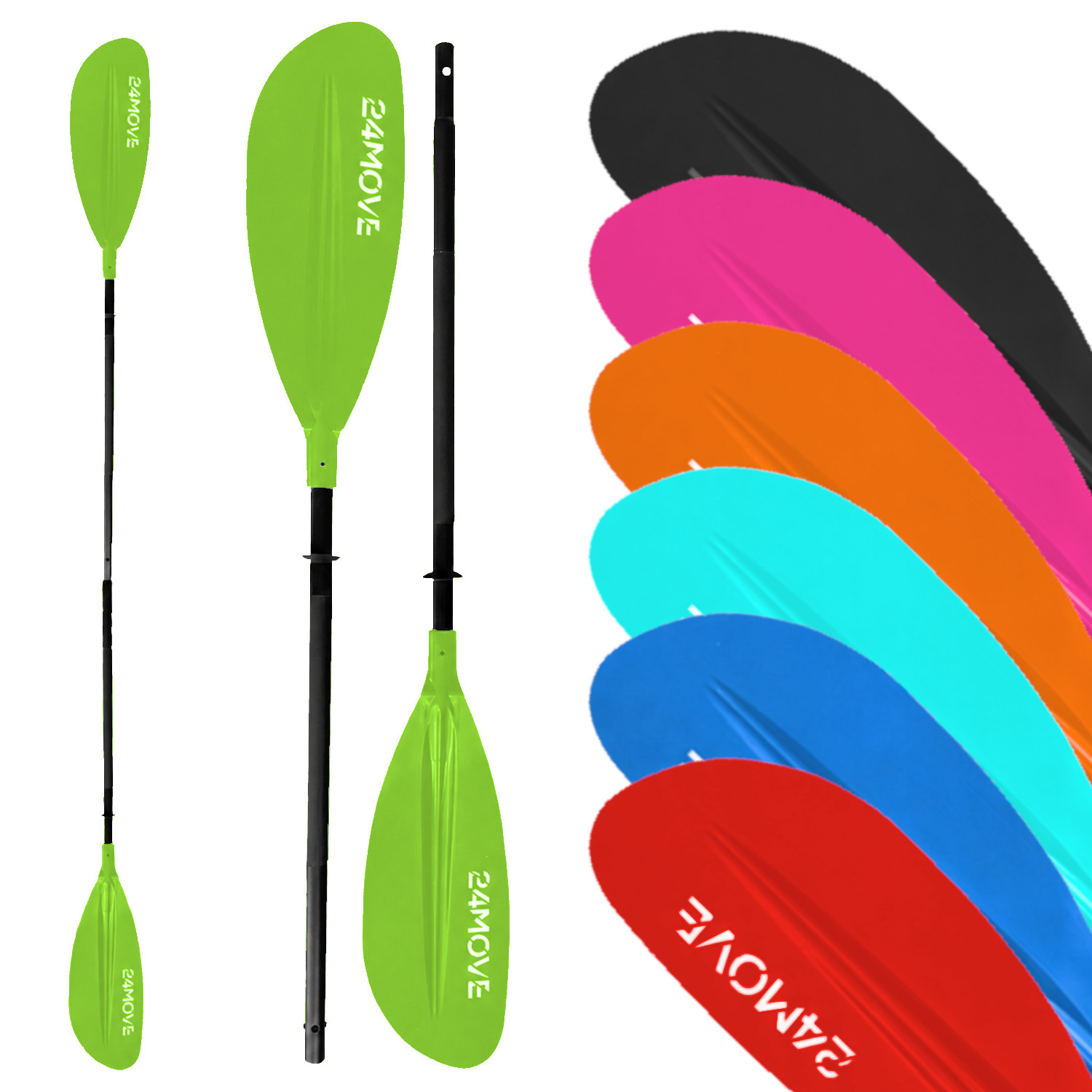 24MOVE® SUP Doppelpaddel LAGO für Paddleboards und Kajaks, Stechpaddel für Stand-Up Board grün 1 24MOVE® SUP Doppelpaddel LAGO für Paddleboards und Kajaks, Stechpaddel für Stand-Up Board grün
