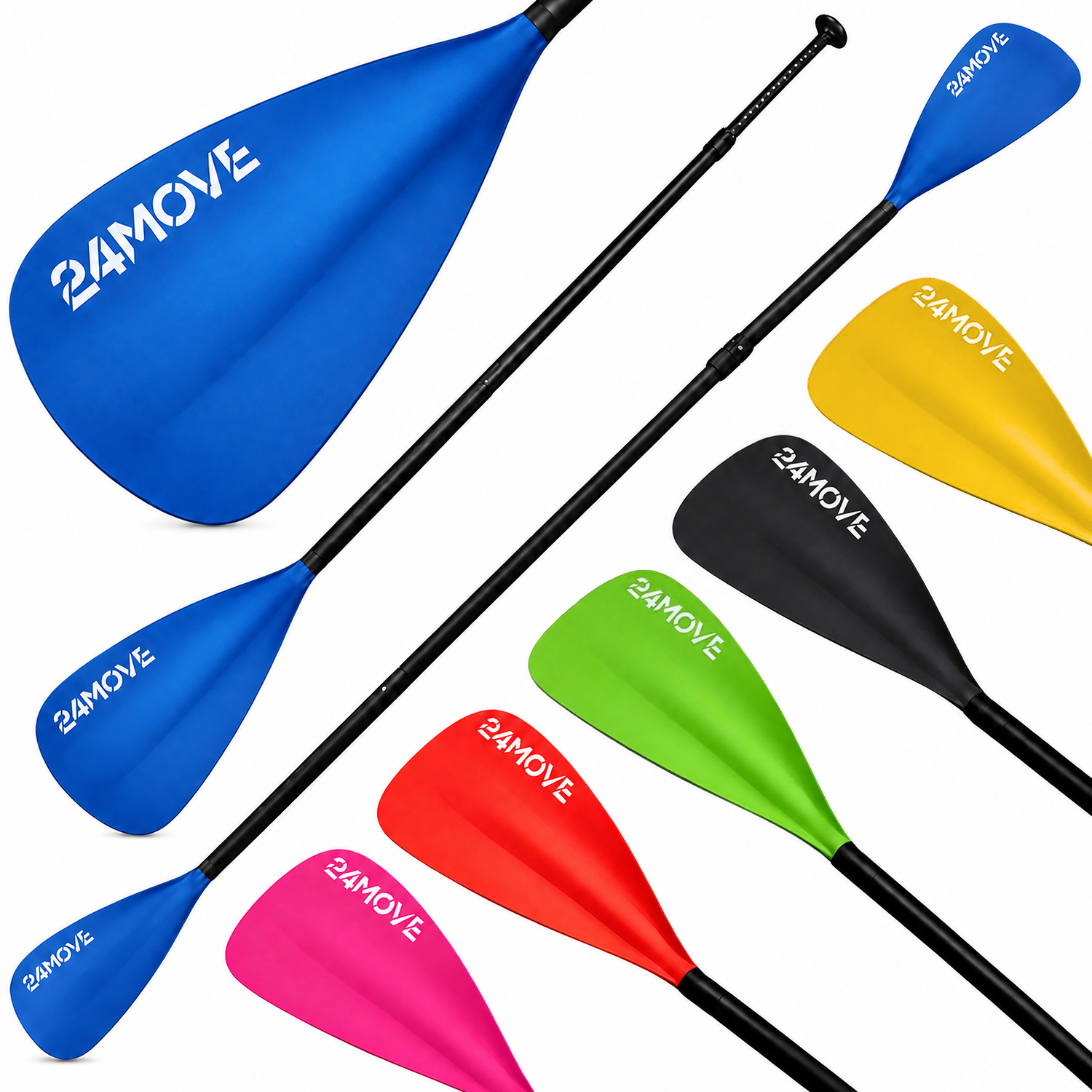 24MOVE® SUP Doppelpaddel AZUR für Paddleboards und Kajaks, blau 1 24MOVE® SUP Doppelpaddel AZUR für Paddleboards und Kajaks, blau