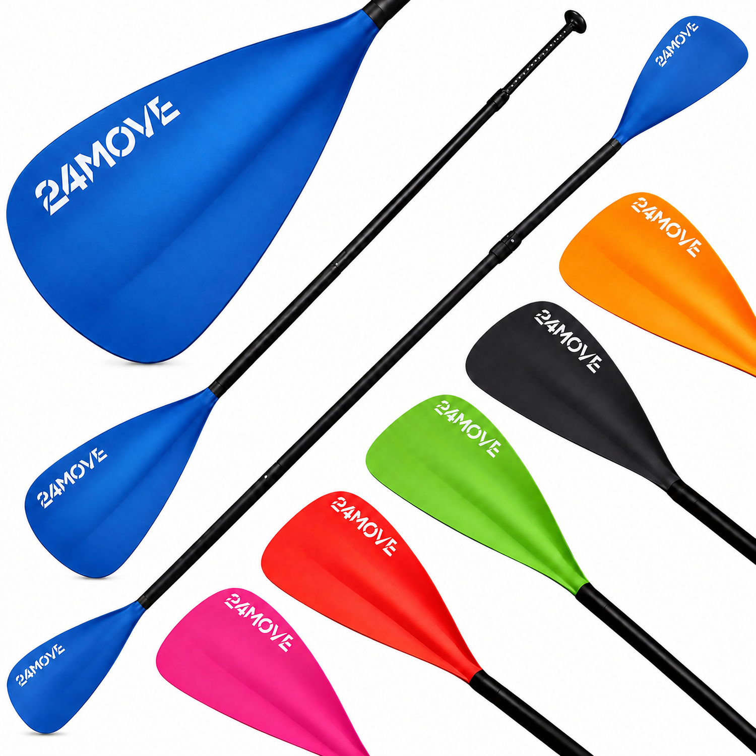 24MOVE® SUP Doppelpaddel AZUR für Paddleboards und Kajaks, blau 1 24MOVE® SUP Doppelpaddel AZUR für Paddleboards und Kajaks, blau