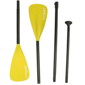 24MOVE® SUP Doppelpaddel AZUR für Paddleboards und Kajaks, orange