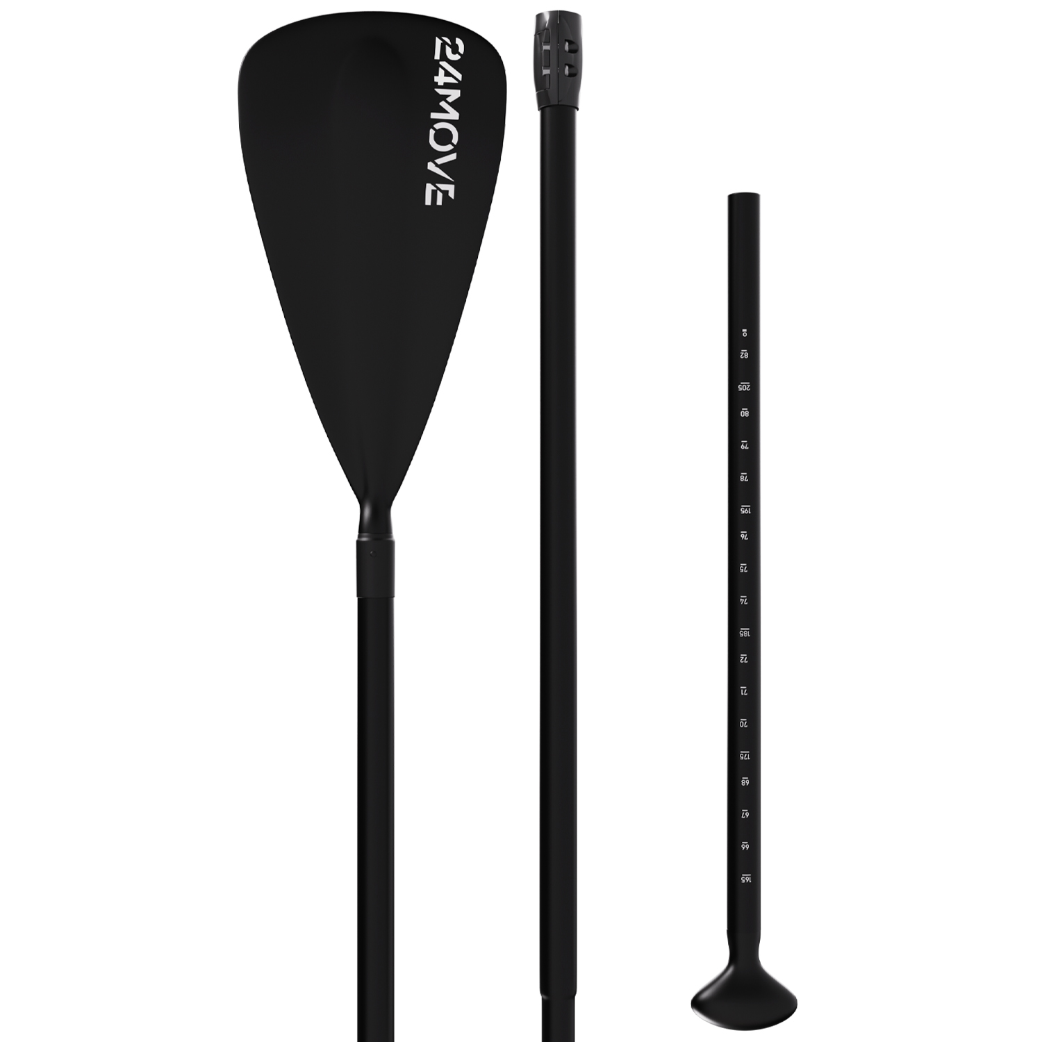 24MOVE® SUP Einzelpaddel ONDA für Paddleboards und Kajaks, Stechpaddel für Stand-Up Board schwarz 1 24MOVE® SUP Einzelpaddel ONDA für Paddleboards und Kajaks, Stechpaddel für Stand-Up Board schwarz