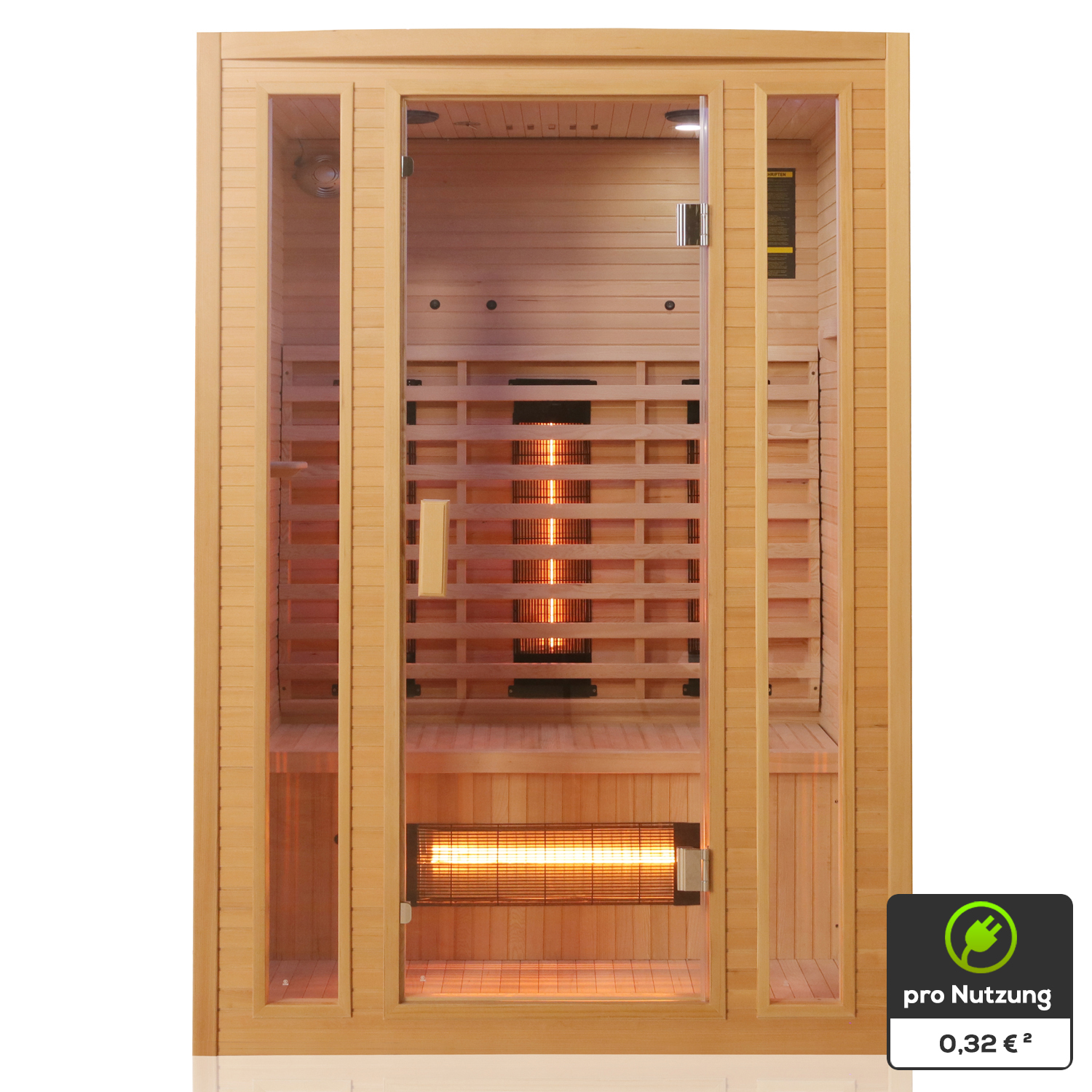 TroniTechnik Infrarotkabine MANILA 130x100 1 TroniTechnik Infrarotkabine MANILA 130x100