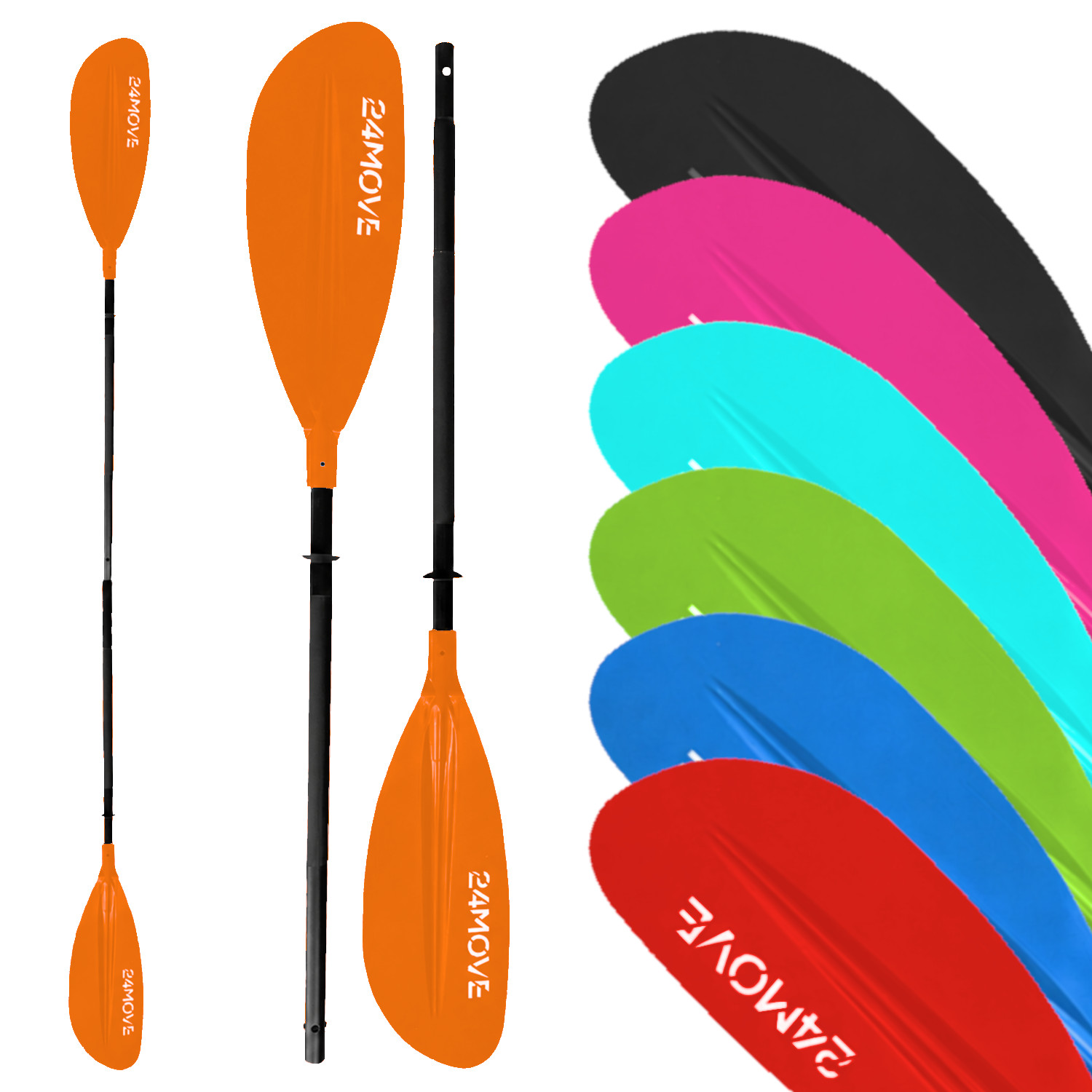 24MOVE® SUP Doppelpaddel LAGO für Paddleboards und Kajaks, Stechpaddel für Stand-Up Board koralle 1 24MOVE® SUP Doppelpaddel LAGO für Paddleboards und Kajaks, Stechpaddel für Stand-Up Board koralle