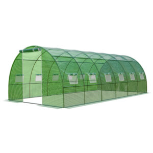 GARMIO® Foliengewächshaus CARINI 6x3x2m Gewächshaus