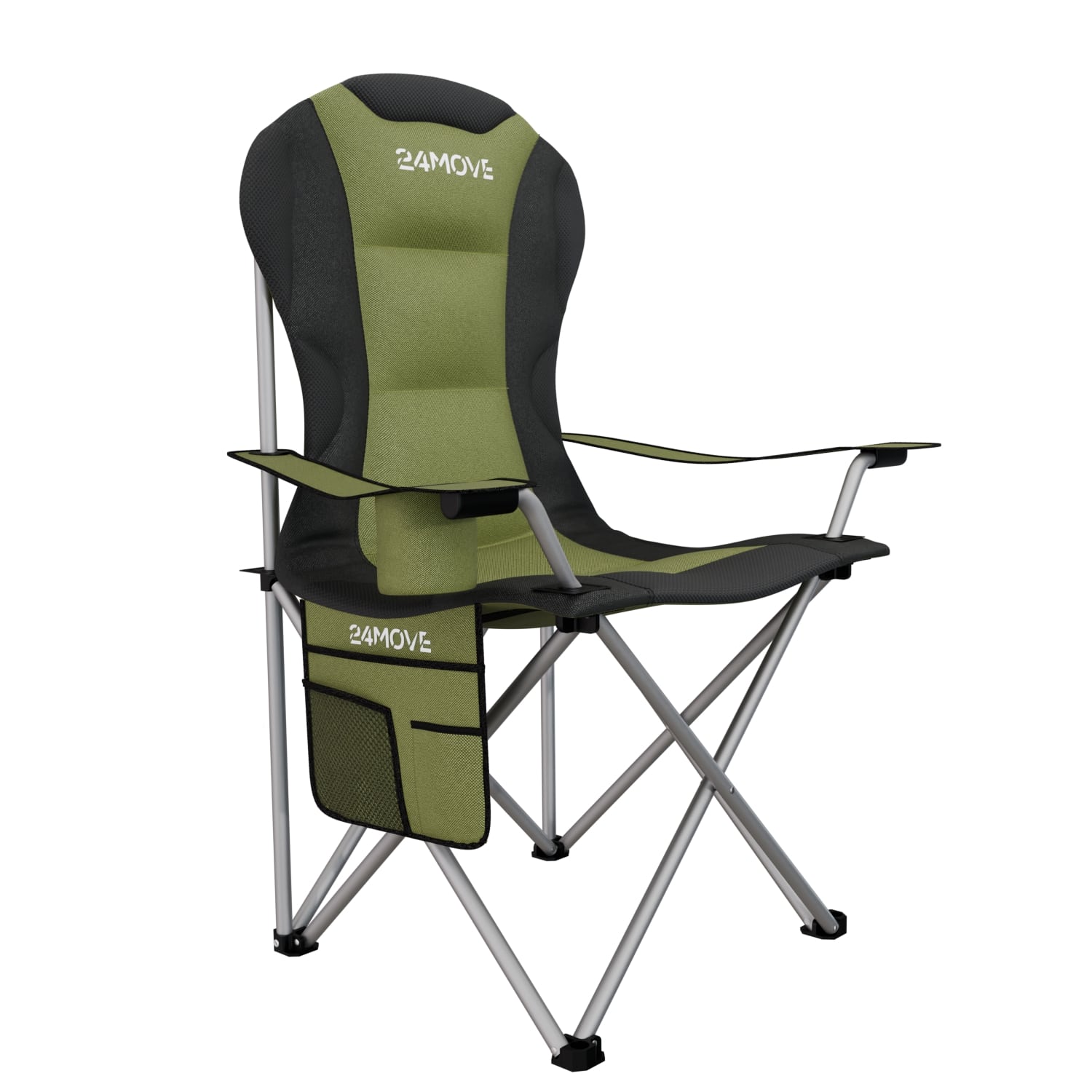 24MOVE® Campingstuhl Klappstuhl Outdoor SALVADOR grün 1 24MOVE® Campingstuhl Klappstuhl Outdoor SALVADOR grün