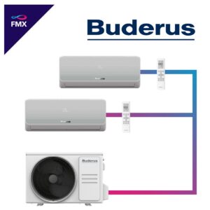 Buderus Logacool Set 2,6 kW & 5,3 kW Wandgeräte + 7,9 kW Außengerät""