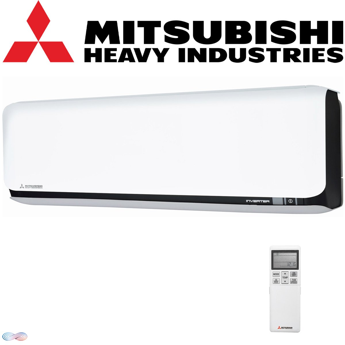 Mitsubishi Heavy SRK35ZSX-WFB 3,5 kW in Schwarz | Wandgerät"" 1 Mitsubishi Heavy SRK35ZSX-WFB 3,5 kW in Schwarz | Wandgerät""