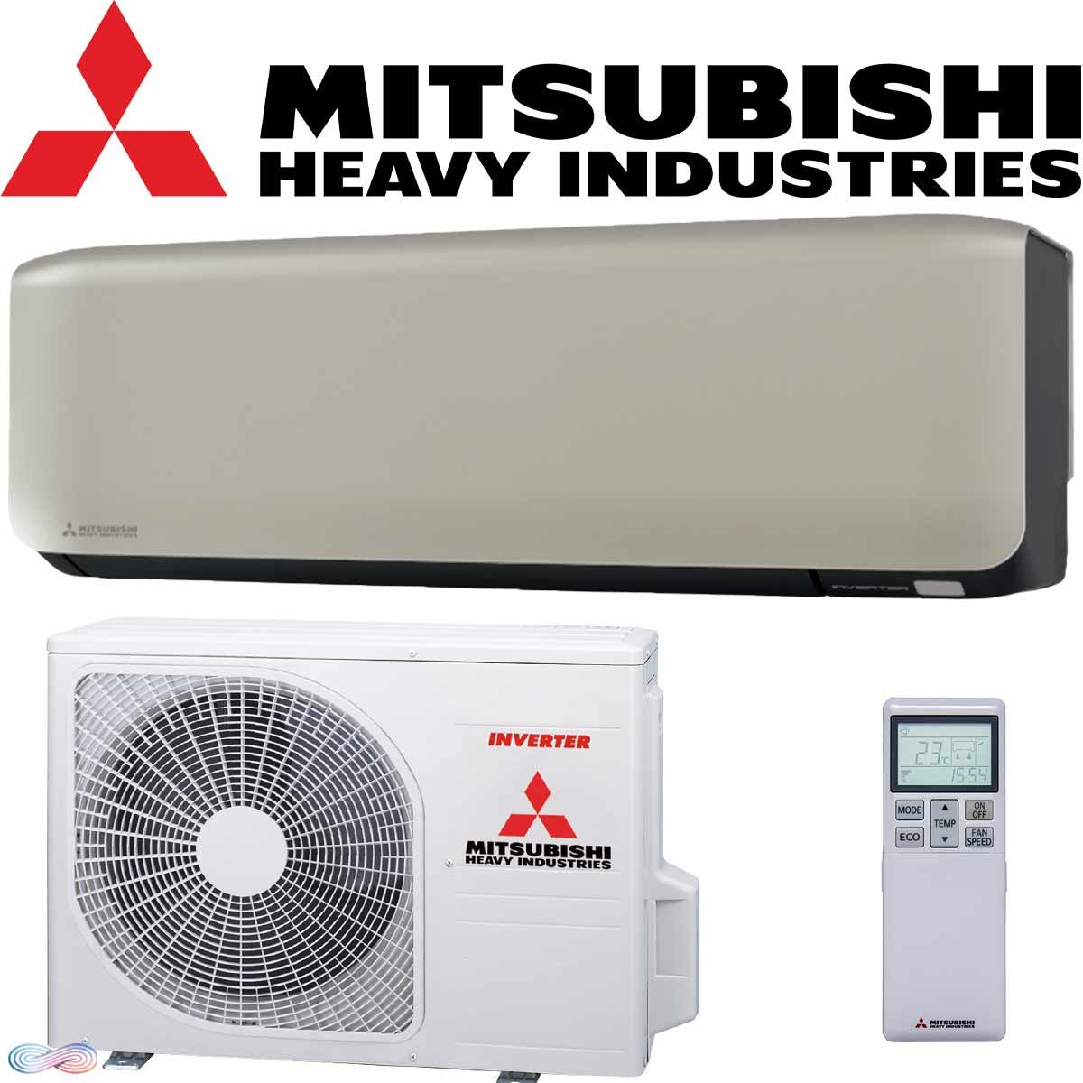 Mitsubishi Heavy Klimaanlage 3,5 kW SRK35ZS-WFT Titanium |... 1 Mitsubishi Heavy Klimaanlage 3,5 kW SRK35ZS-WFT Titanium |...